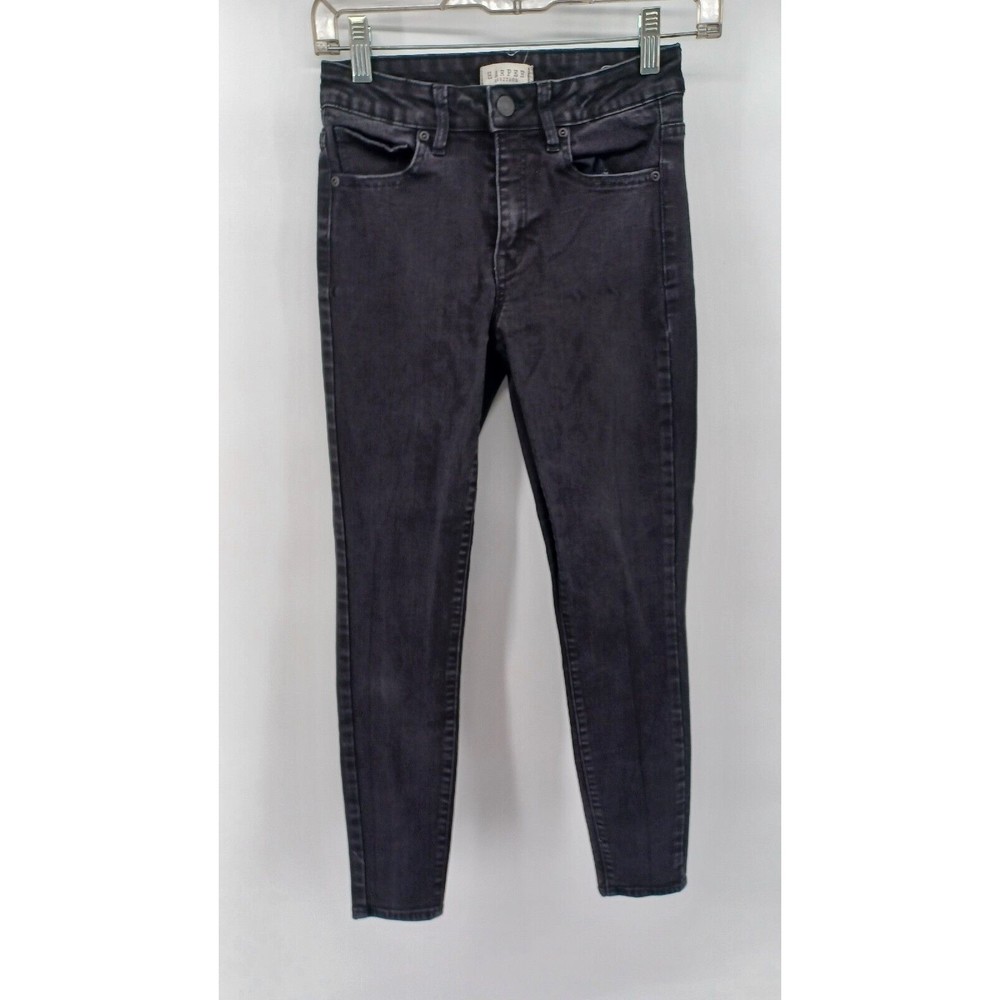 Harper Heritage Womens Black Jeans  Size 26 Slim Skinny Mid Rise Jegging Stretch